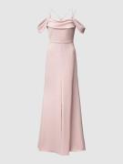 Vera Wang Bride Abendkleid mit gekreuzten Spaghettiträgern Modell 'VAS...