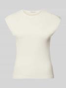 Tom Tailor Denim Regular Fit T-Shirt aus Baumwoll-Mix in Offwhite, Grö...