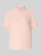 Jake*s Casual Regular Fit Hemdbluse mit 1/2-Arm in Hellrosa, Größe 34