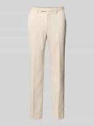 MCNEAL Slim Fit Anzughose mit Bundfalten in Beige, Größe 102