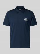 Jack & Jones Poloshirt mit Label-Print Modell 'BRANDON' in Marine, Grö...