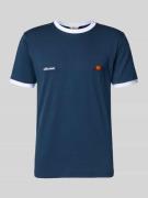 Ellesse T-Shirt mit Logo- und Label-Patch Modell 'RINGETTO' in Marine,...