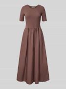 Christian Berg Woman Selection Midikleid in Falten-Optik in Mittelbrau...