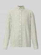 Lindbergh Relaxed Fit Freizeithemd mit Button-Down-Kragen in Oliv, Grö...