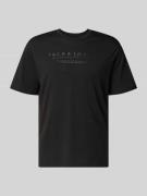 Jack & Jones T-Shirt mit Logo und Rundhalsausschnitt in Black, Größe L