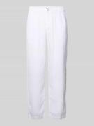 Jack & Jones Leinenhose mit elastischem Bund Modell 'KARL LAWRENCE' in...