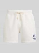 Polo Ralph Lauren Regular Fit Sweatshorts mit Logo Stitching in Weiss,...