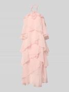 Vero Moda Maxikleid mir 3D-Rüschendetails Modell 'DELILAH' in Rose, Gr...