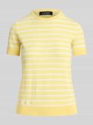 Lauren Ralph Lauren Regular Fit Pullover mit kurzem Arm in Hellgelb, G...