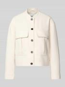 OPUS Jacke mit Brusttaschen Modell 'Jalena' in Beige, Größe 34