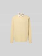 Forét Relaxed Fit Sweatshirt mit Polokragen in Sand, Größe L