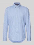 Tommy Hilfiger Regular Fit Freizeithemd aus Baumwoll-Mix in Marine, Gr...