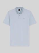 BOSS Orange Relaxed Fit Poloshirt mit Kontrastkragen in Hellblau, Größ...