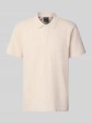 G-Star Raw Regular Fit Poloshirt mit Logo in Offwhite, Größe L