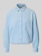 Marc O'Polo Denim Relaxed Fit Hemdbluse aus reiner Baumwolle in Hellbl...