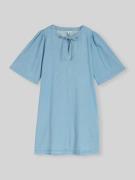 Tom Tailor Denim Regular Fit Freizeitkleid mit Schleifen-Detail in Hel...