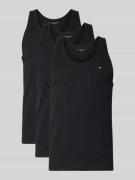 Tommy Hilfiger Tank Top aus reiner Baumwolle im 3er-Pack in Black, Grö...