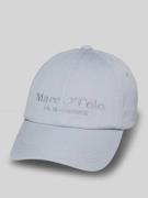 Marc O'Polo Basecap mit Label Stitching in Hellblau, Größe 1
