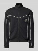 HUGO Relaxed Fit Sweatjacke aus Baumwoll-Mix Modell 'DARYNT' in Black,...