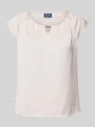 Vera Mont T-Shirt aus Satin mit Rundhalsausschnitt in Offwhite, Größe ...