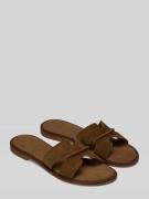 Marc O'Polo Sandale aus echtem Leder in Mittelbraun, Größe 36