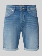Jack & Jones Jeansshorts mit Umschlag Modell 'RICK' in Blau, Größe L