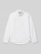 Calvin Klein Jeans Regular Fit Hemd mit Label-Patch in Weiss, Größe 14...