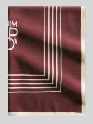 Marc O'Polo Denim Tuch mit Logo Print in Bordeaux, Größe 1