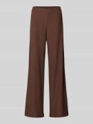 EDITED Stoffhose mit elastischem Bund Modell 'Isobel' in Mittelbraun, ...