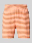 Lacoste Regular Fit Sweatshorts aus Baumwoll-Mix in Lachs, Größe L