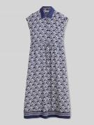 Tommy Hilfiger Hemdblusenkleid in Midi-Länge aus Baumwolle-Seide-Mix i...