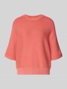 MSCH Copenhagen Strickpullover aus Viskose-Mix mit Rundhalsausschnitt ...