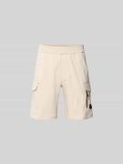 Moose Knuckles Shorts mit elastischem Bund in Beige, Größe L