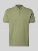 MCNEAL Regular Fit Poloshirt mit Strukturmuster in Lind, Größe L