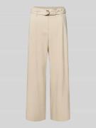 Christian Berg Woman Culotte aus Viskose mit Gürtel in Ecru, Größe 34