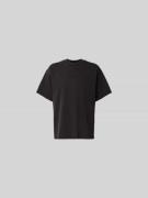 WON HUNDRED Relaxed Fit T-Shirt mit Logo-Stitching in Black, Größe L