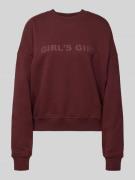 OH APRIL Sweatshirt mit Statement-Print und überschnittenen Schultern ...