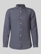 Superdry Regular Fit Leinenhemd mit Haifischkragen Modell 'Vacation' i...