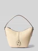 BOSS Henkeltasche in Lederoptik Modell 'ANETT SM HOBO' in Beige, Größe...