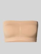 MAGIC Bodyfashion Bandeau-Top in unifarbenem Design in Beige, Größe L