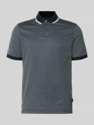 bugatti Regular Fit Poloshirt mit Polokragen und kurzer Knopfleiste in...