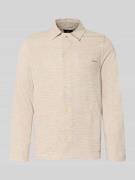 PAUL SMITH Overshirt mit Knopfleiste und Kentkragen in Offwhite, Größe...