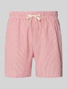 SELECTED HOMME Badehose mit Baumwoll-Anteil Modell 'COOPER' in Rose, G...