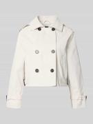 monari Trench Jacke mit doppelreihiger Knopfleiste und Umlegekragen in...