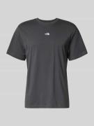 The North Face T-Shirt mit Logo-Stitching in Anthrazit, Größe L