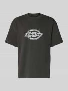 Dickies T-Shirt mit Logo-Print Modell 'PLAINVILLE' in Black, Größe L