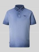 PME Legend Regular Fit Poloshirt mit Label-Stitching in Dunkelblau Mel...