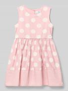 Happy Girls Kleid aus Baumwolle mit Rundhalsausschnitt in Altrosa, Grö...