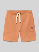 Blue Seven Shorts mit elastischem Bund und Eingrifftaschen in Kupfer, ...