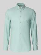 ETERNA Slim Fit Business-Hemd aus Baumwolle mit Kentkragen in Gruen, G...